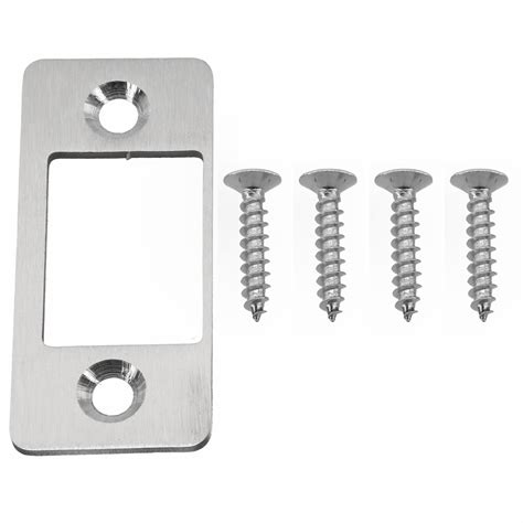 deadbolt strike plate large hole